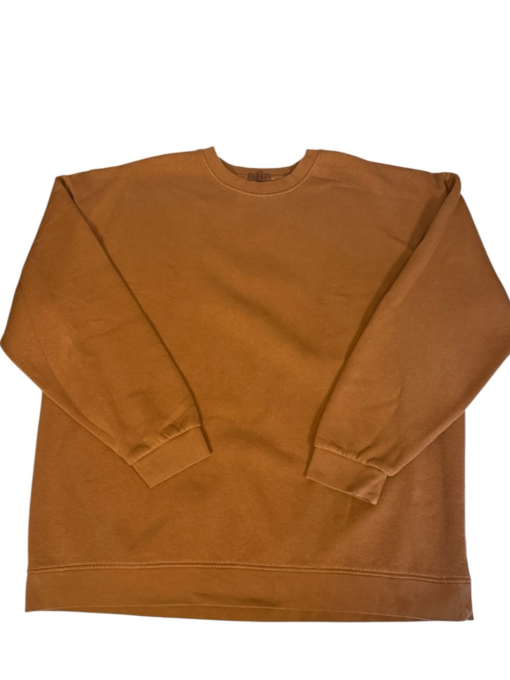 NUUDS Classic Crewneck Sweatshirt Women’s XXXL Chocolate Oversized Fleece